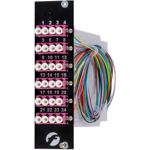 Frontmodul F4P FM 6LC QUAD 7TE H OM4 BL seitlich