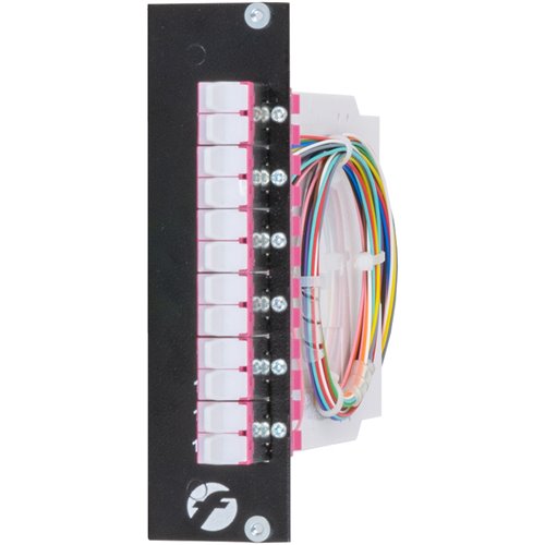 Frontmodul F4P FM 6E2000 DX-C 7TE H OM4 RdM BL Seitlich