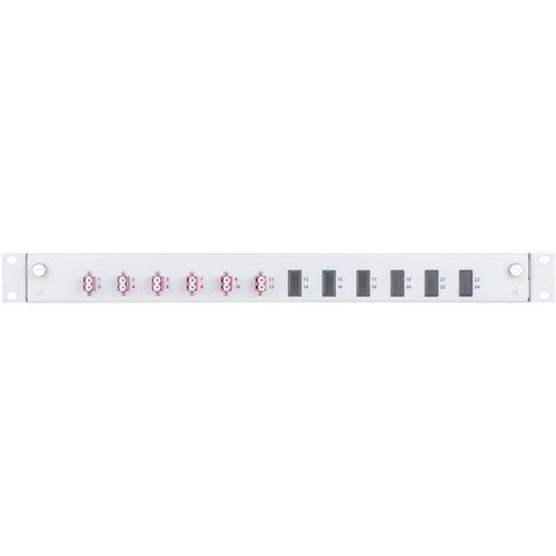 Splice Box SB 6 (12) LC DX OM4 GR front